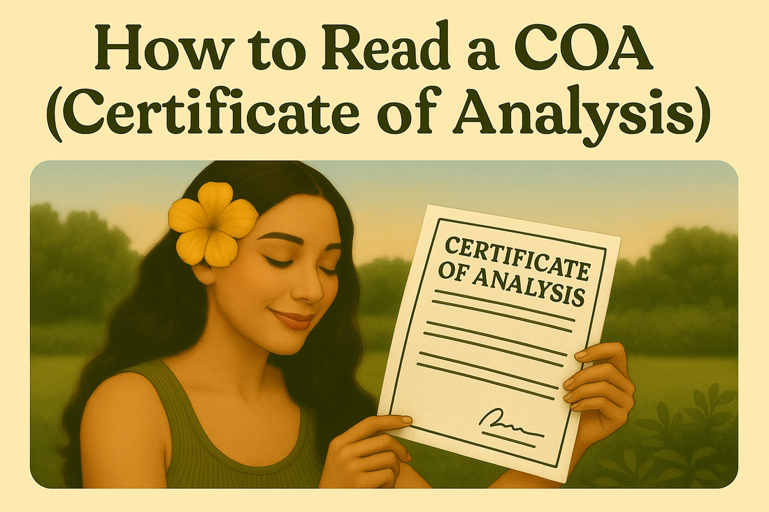 How to Read a COA Without Feeling Overwhelmed